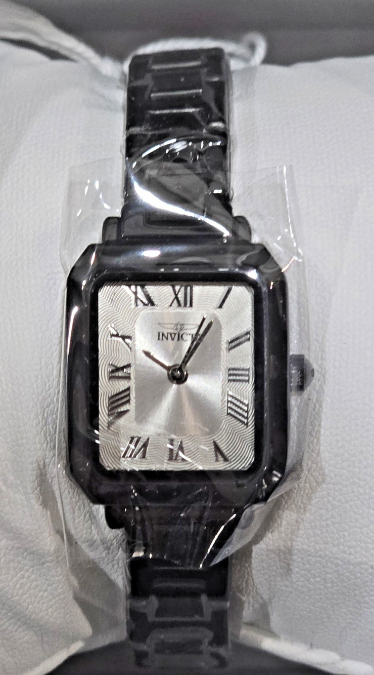 70254 β Invicta Celestial Lady Womenβs 20.8mm Black Watch with Silver Dial